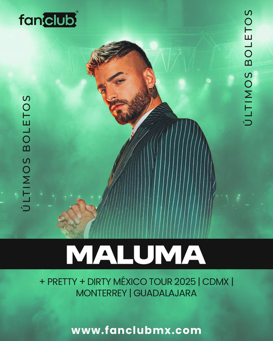 MALUMA - +PRETTY +DIRTY MÉXICO TOUR 2025 (CDMX)