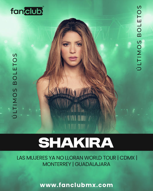 SHAKIRA - LAS MUJERES YA NO LLORAN WORLD TOUR (JALISCO)